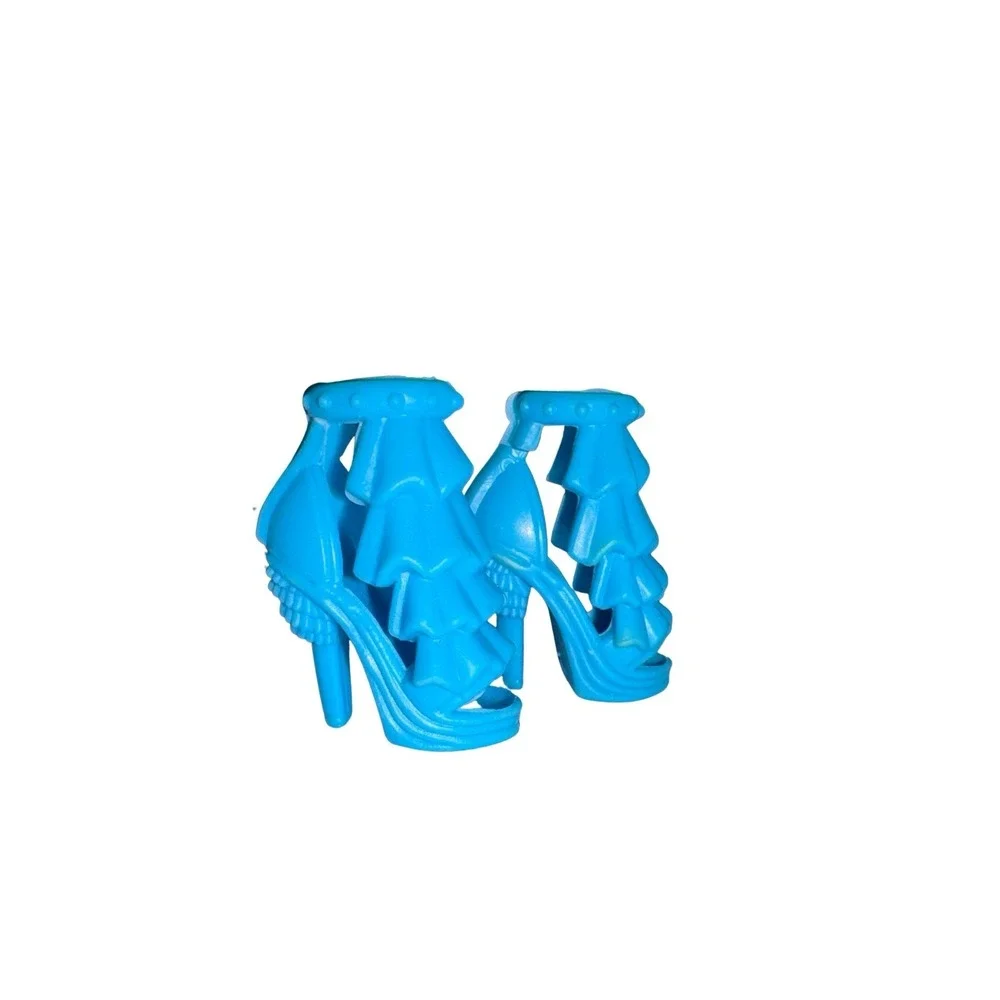 Blue High Heel Sandal Shoes Fit Barbie Doll 1/6 Scale Fashion Doll Unbranded‎
